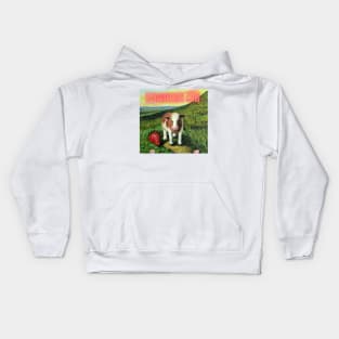 Strawberry Cow Kids Hoodie